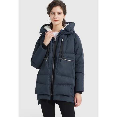 Orolay down jacket navy - down,