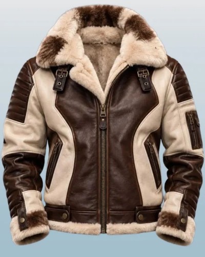 Men two tone brown - brown, cream